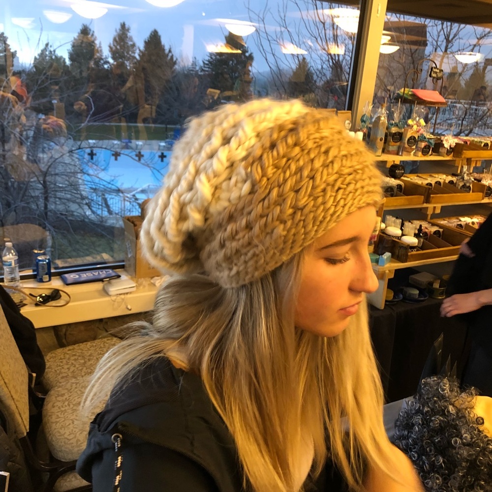 Handmade crocheted hat